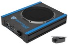 Rockville Uss10 10  800w Slim Under-seat Powered Car truck Subwoofer Sub amp Kit