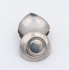 Four Danish Stainless Mid Century Modern Dishes Salt Nuts Sauce