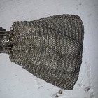 Vintage Chain Mail Silver Metal Mesh Coin Purse Expandable Closure Beggars Purse