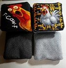 F-caw-f Regulation Size Cornhole Pro Bags Stick N Slide Set Of 8