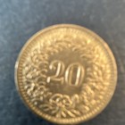 Switzerland 20 Francs 1983 Gold Coin  900 Km 34 Helvetia Head Wreath