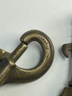 Bronze Double Spring Loaded Snap Hook 4 3 4    Italy   Swivel Snap Hook Unbranded