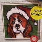 Latch Hook Kit Beagle Pillow Cover Wall Hanging Christmas Caron Wonderart New