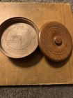 Mid Century Modern Vintage Hand Turned Wooden Trinket Storage Box 3 5 