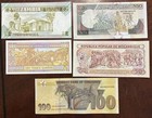 Lot Of 5 Africa African States Unc Banknotes World Paper Money Foreign Currency