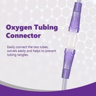 Oxygen Tubing Swivel Connector 10 Pack - Original Connector s 10 Pcs White