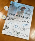 The Odyssey Script Signed- Autograph Reprints- Christopher Nolan  Matt Damon