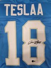 Isaac Teslaa Autographed Signed Pro Style Custom Xl Jersey Beckett Qr