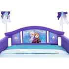 Toddler Bed Frozen Little Girls Canopy Princess Furniture Bedroom Purple Blue