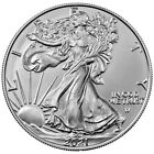 2021 American 1 Oz Silver Eagle  1 Coin 999 Fine Silver Bu Type 2 - In Stock