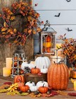 Dearhouse 12pcs Thanksgiving Artificial Pumpkins Set Clearance  Fall Assorted 