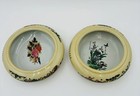  2  Vtg Chinese Yongzheng Marked Porcelain Brush Washers Playing Boys Characters