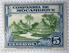 Travelstamps  1937 Mozambique Company  Stamps Scott  176 Thatch Huts Mognh