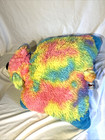Pillow Pets Peace Rainbow Tie Dye Bear Soft Stuffed Animal Plush Hippie Kids