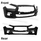 Front Bumper Cover Fascia Unfold For Infiniti Q50 2014 2015 2016 2017 620224hd0h