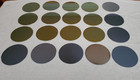 20 Historic 1980s 5  Silicon Semiconductor Wafers Copper Plated In Original Box