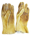 Penny Boehmer Deerskin Bullriding Gloves 2 Used High Cuff Size 7 5  8 Pre-rosin