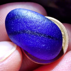 Flawless Layered Cobalt Blue Multi Stunner  8 - Real Davenport Beach Sea Glass
