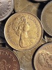 Vintage Great Britain Coin Lot - Half Pence -1 Mixed Dates-half Penny-lucky Coin