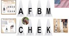 Lightweight Dressage Training Cones Set - 8 Pcs With Essential Markings