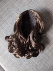 Truly Me 121 E Wig Dark Brown Curly Hair American Girl Doll Custom Replacement