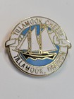 Tillamook Cheese Travel Souvenir Lapel Pin Tillamook  Oregon Sailing Ship