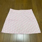 Christian Dior Skirt Trotter Pattern Pink Size M 34 5 Cm Length