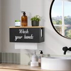 Solid Wood Paper Towel Dispenser Wall Mount  Commercial Paper Towel Holder Wi   