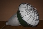 1 Vintage Crouse Hinds Dla 221 Green   White Porcelain Pendant Light Fixture