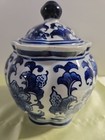 Blue And White Ceramic Porcelain Jar 