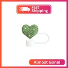 Bling Hearts Straw Covers Cap For Stanley Cup  Bling Diamond Rhinestone  10mm Si