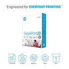 Hp Printer Paper   8 5 X 11 Paper   Copy  print 20 Lb   1 Ream Case - 500 Sheets