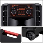 Wireless Dual 12  Portable Fm Bluetooth Party Speaker Subwoofer Heavy Bass W mic
