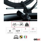 Car Rooftop Mount Bike Rack Carrier Bicycle Universal Lockable Silver