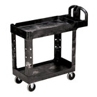Rubbermaid Commercial Fg450088bla Utility Cart With Deep Lipped Plastic