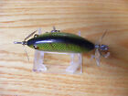 Beautiful Vintage Original Wooden Heddon Sos 140 Glass Eye In Perch