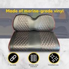 Club Car Seat Cover Diamond  Red Stitch Precedent Golf Cart 2004   4pc