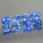3 65ct Marvelous Aa 8pcs Oval Heated Only Blue Thailand Sapphire Natural