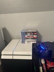 Ps4 Pro Ice White Playstation4 Sony Exclusive Bundle Games   Controller   Wires 