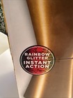 The Original Lava Lamp Rainbow Glitter Gold Base 17     New Open Box