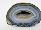 Brown Agate Geode Polished Freeform Crystal Mineral Specimen Display