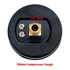 1 8  Bsp Air Compressor Hydraulic Pressure Gauge 0-200 Psi Back Mount 2  Dial