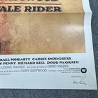 Vtg Pale Rider Original 1985 27x41 Movie Poster Folded Clint Eastwood One Sheet