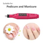 Electric Drill Nail File Acrylic Manicure Pedicure Portable Salon Machine Kit