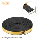Weather Stripping Adhesive Foam Door Window Seal Strip 5 8  X 5 64  X 13ft