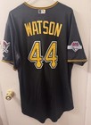 Tony Watson 2015 Nl Wc Game Used Jersey Pittsburgh Pirates Arrieta Fight Matched