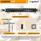 Spetool Upgrade 12 5 Inch Helical Planer Cutter Head For Dw733 Dw734 Thickness