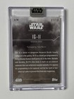 2020 Topps Star Wars Stellar Signatures Purple Auto Taika Waititi Ig-11 7 10