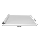 65 3ft Aisle Runner Mirror Rug Double Sided Carpet Wedding Silver Decorations Us