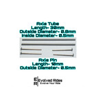 Axles 10 Sets 30mm For 1 64 Scale Custom Restoration Real Rider Hot Wheel